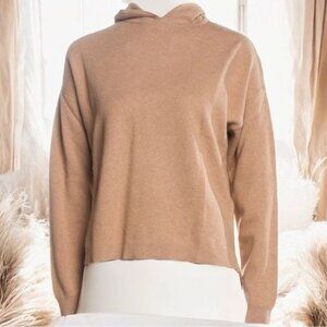 NEW Haute Hippie Comfy Hooded Sweater 100% Cotton Capsule Granola Girl XS